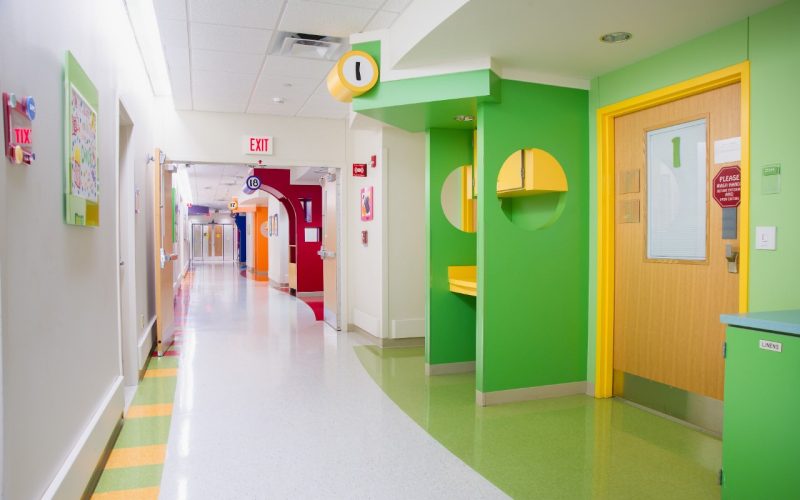 طراحی داخلی بیمارستان کودکان سنت جود