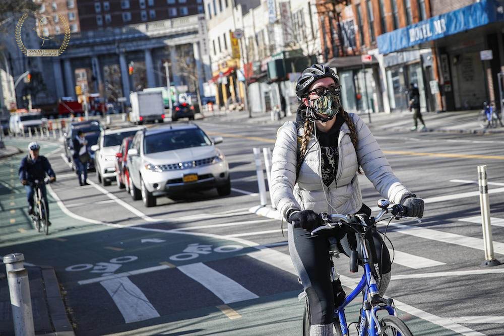 عابران پیاده و دوچرخه سواران در آمریکا