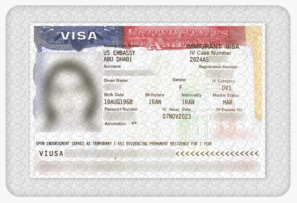 دریافت ویزای یک ضرب از سفارت آمریکا در ابوظبی