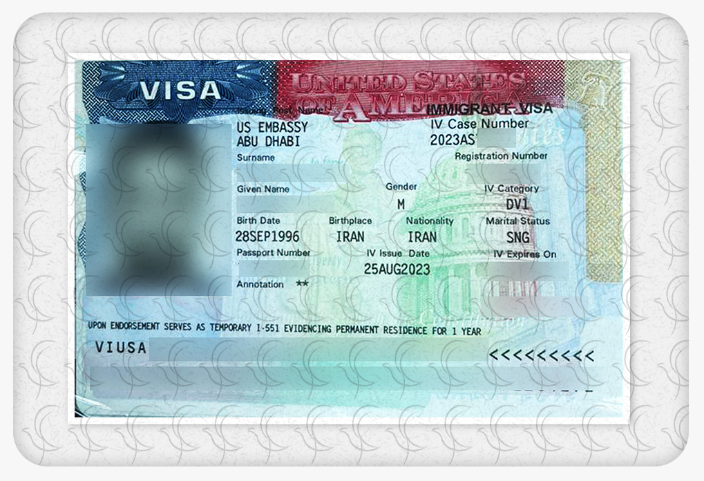 دریافت ویزا از سفارت آمریکا در ابوظبی